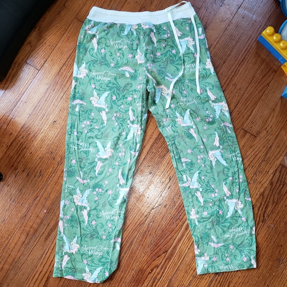 2 Tinkerbell Sleep Pants sz Small - Picture 3 of 12